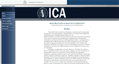 Desktop Screenshot of icabestpractices.org